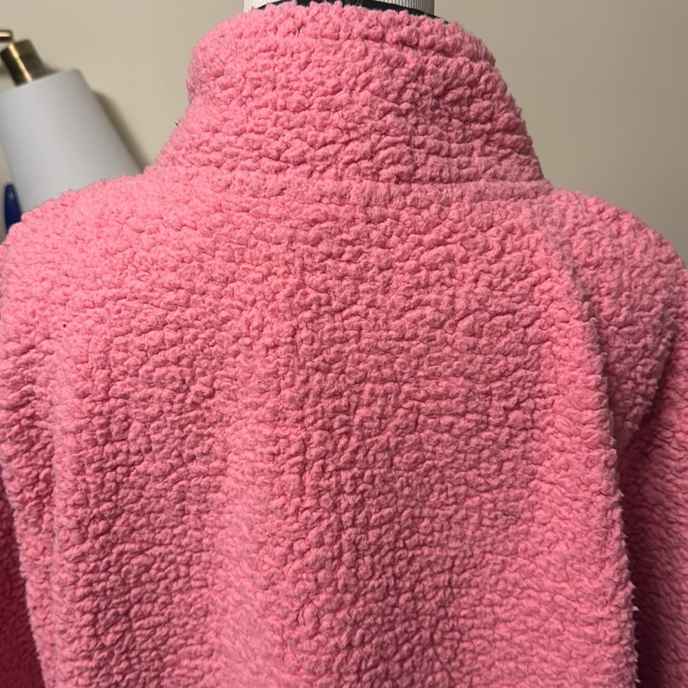 Victoria’s Secret PINK pink Sherpa Quarter-Zip Pullover - Picture 6 of 13